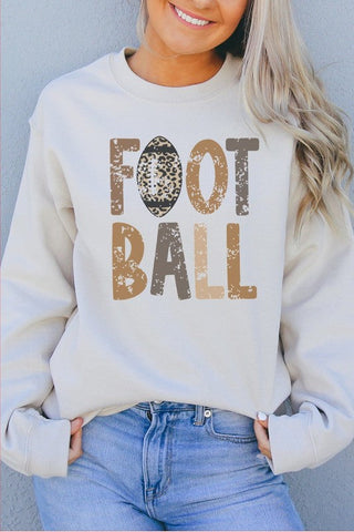 Football Distressed Sweatshirt
