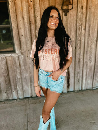 Western Lightning Bolt Stack Tee