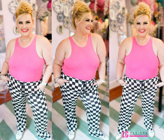 Checkmate Drawstring Pants