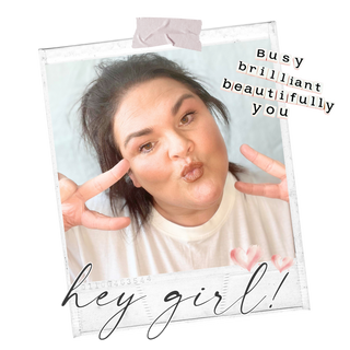Hey girl! Image of Owner Rachel | busy, brilliant, beautifully you