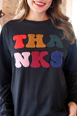 Thanks Chenille Pullover