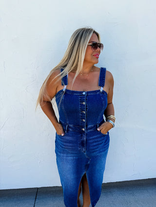 Frankie Overall Denim Dress