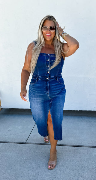 Frankie Overall Denim Dress