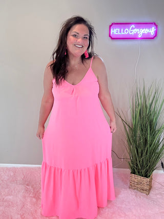 Lauren Dress styled with accessories for a sleek, stylish look perfect for a day out or evening event.