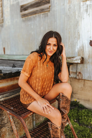 Cowtown Cutesy Midnight Lace Top – Western-inspired lace top with delicate floral design, thin tank liner, and a soft, stretchy fit.