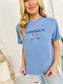 America 1776 Flag Embroidered Tee