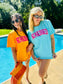 Sunkissed Retro Outlined DTF Tee