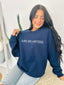 NAVY (w) MULTI BLUE THREAD
