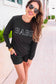 BABE Embroidered Ribbed Set