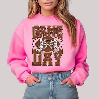Game Day Girly in Pink Sweatshirt