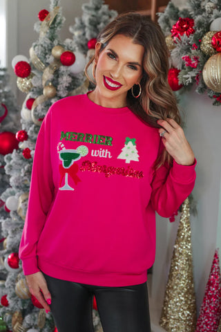 Merrier with Margaritas Pullover