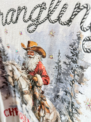Wrangling Christmas Sparkle Tee