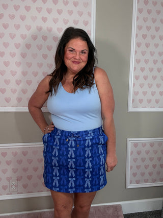 Nautical Bow Skort