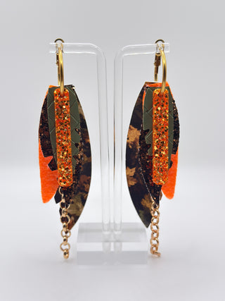 Neon Huntress Sparkle Earrings