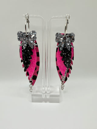 Pink Midnight Sparkle Earrings