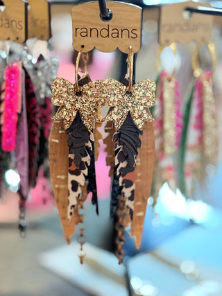 Glitter Rodeo Queen Earrings