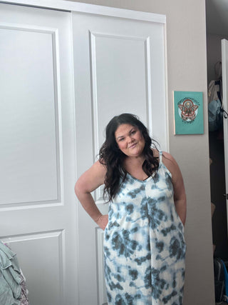 Azure Breeze Maxi Dress