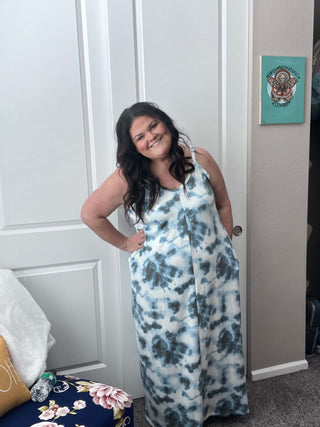 Azure Breeze Maxi Dress