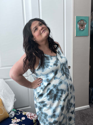 Azure Breeze Maxi Dress
