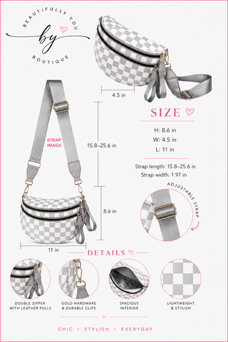 Nylon Crossbody Bum Bag - Multiple Print Options