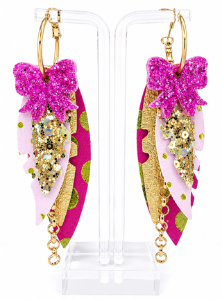 Pink Champagne Glam Earrings