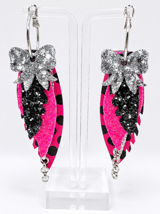 Pink Midnight Sparkle Earrings