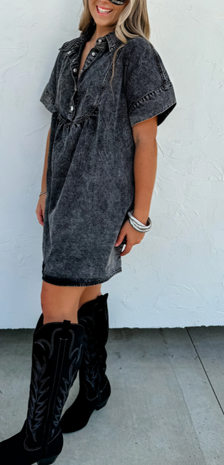 Last Dance Denim Dress