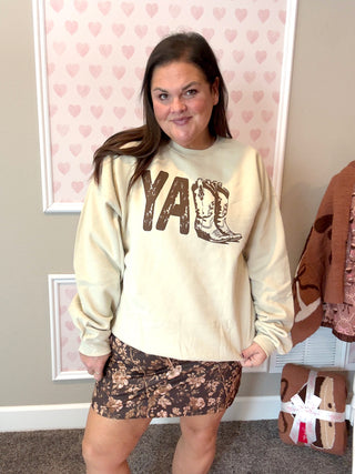 Y’all Sweatshirt – Beige