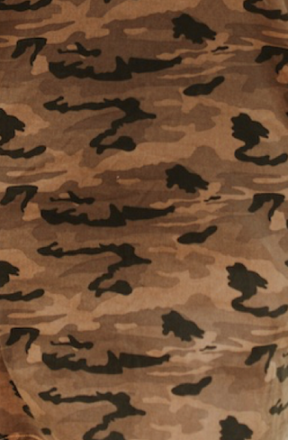 Camouflage pattern in brown and black tones