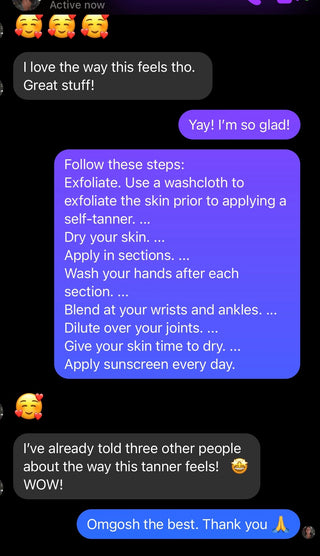 TMLL Ultra Violet Self Tanner + Mitt