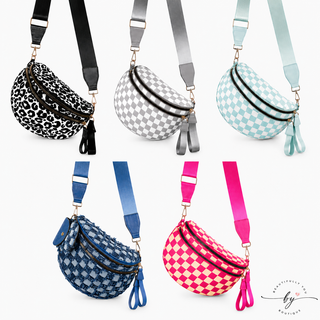 Nylon Crossbody Bum Bag - Multiple Print Options